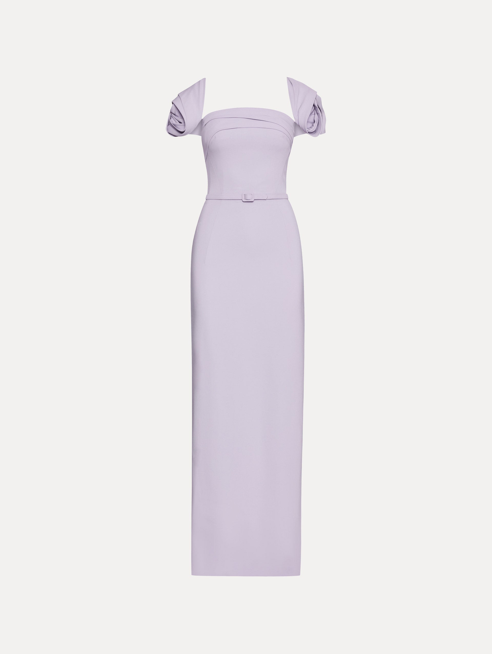 purple rosette dress The Rosetta Dress in Lavender Fog 00 / Lavender Fog