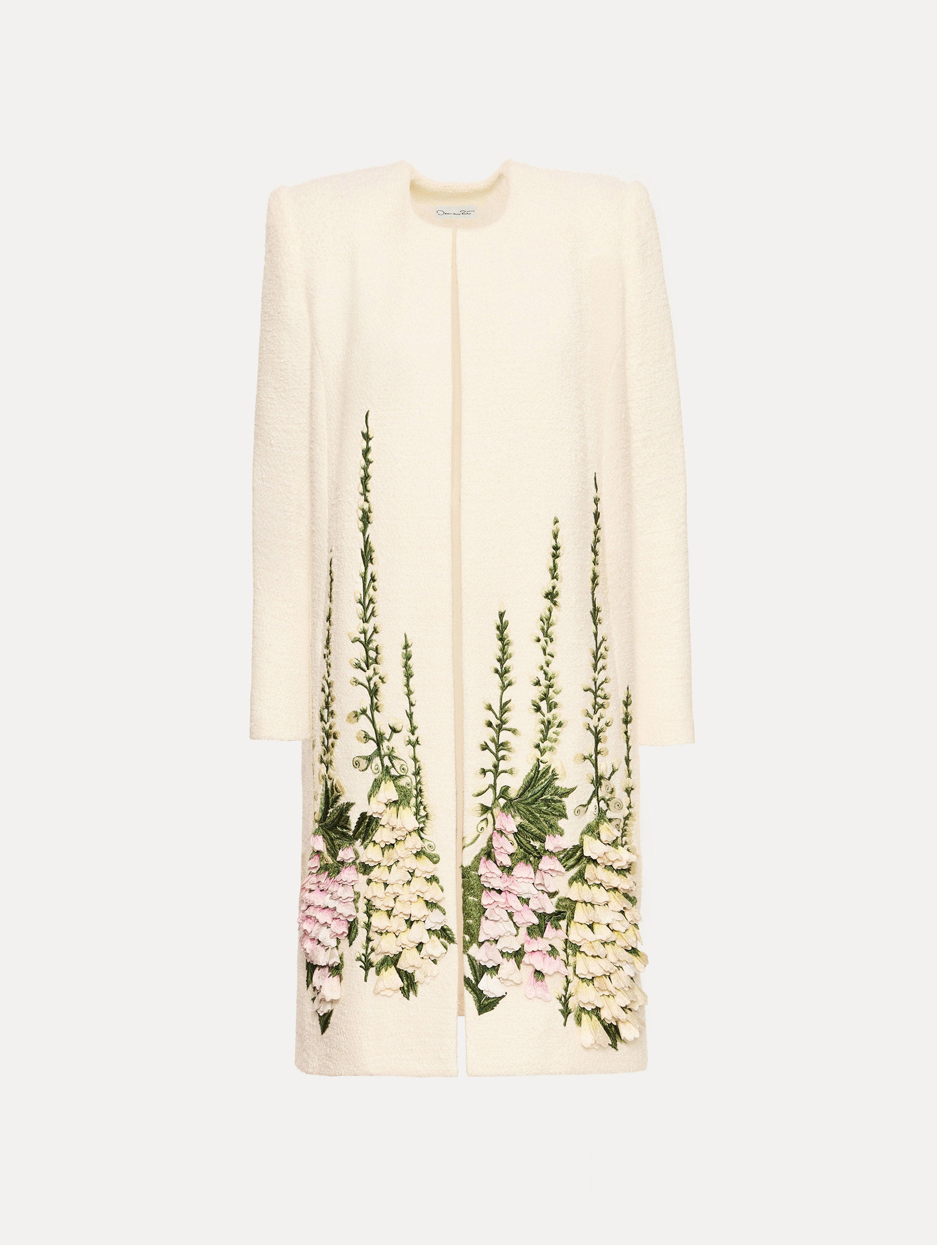 Foxglove Embroidered Tweed Jacket