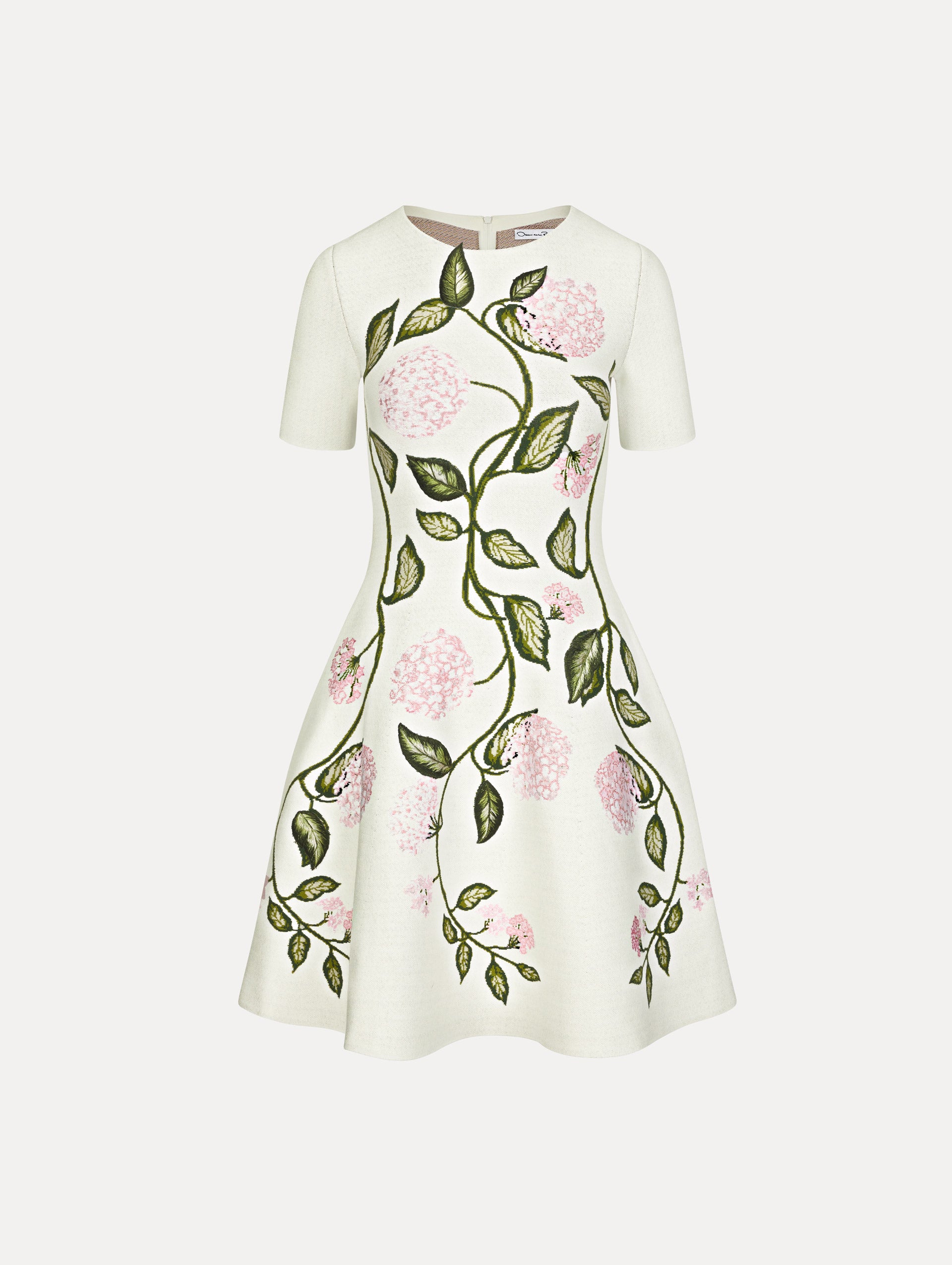Porcelain Flower Jacquard Dress Porcelain Flower Jacquard Dress