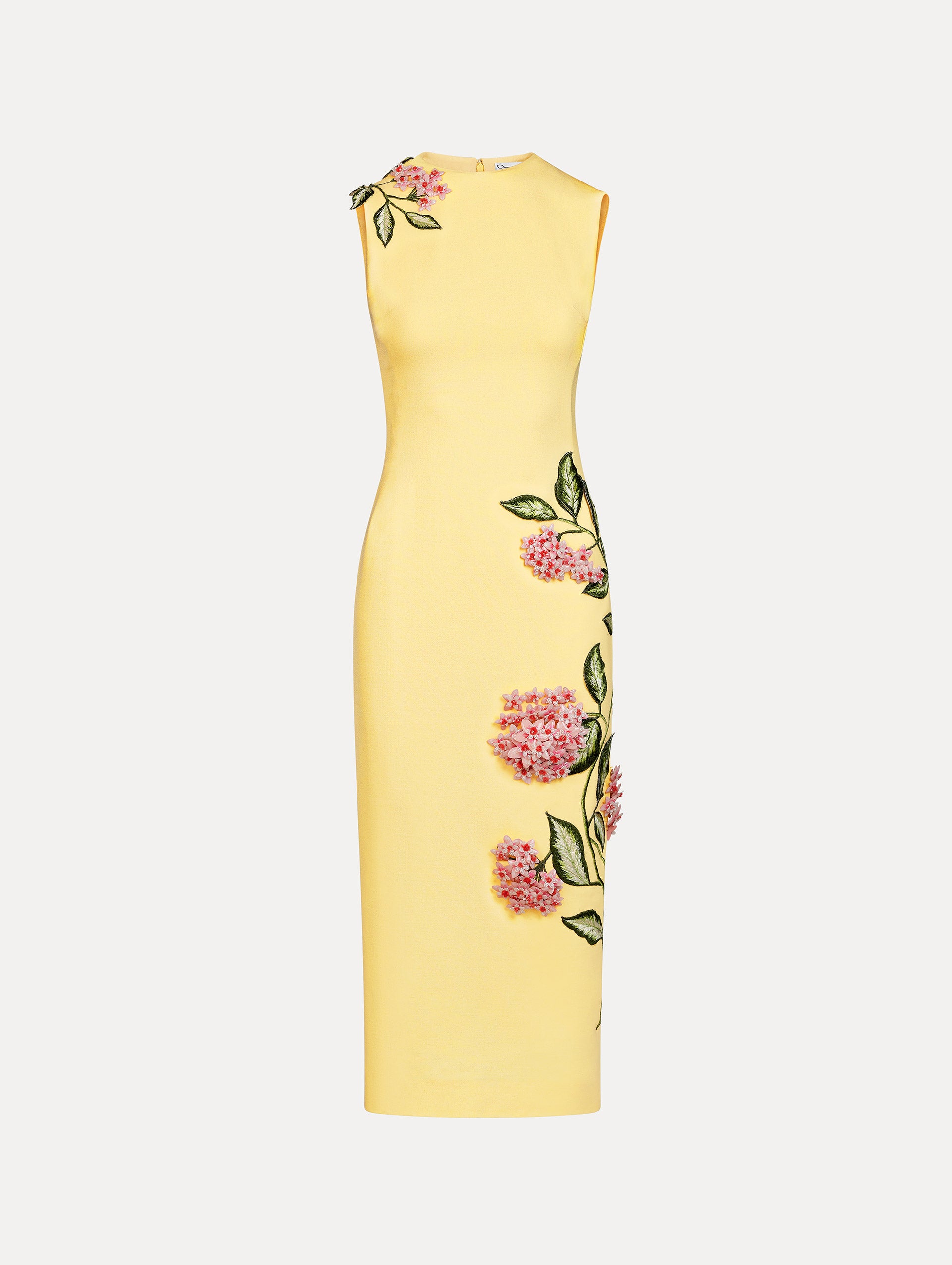 Porcelain Flower Embroidered Dress Porcelain Flower Embroidered Dress