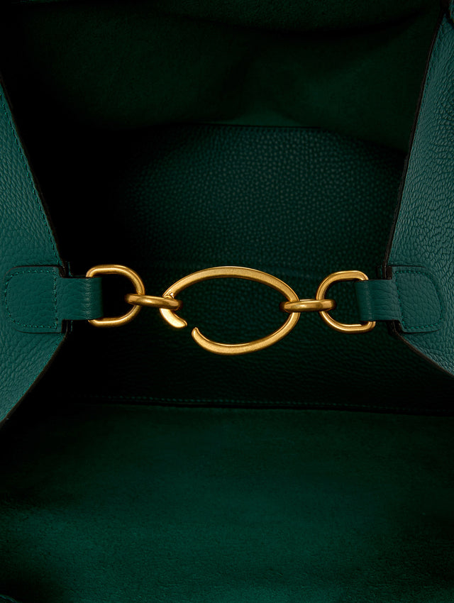 The Topaz in Green O Clasp Inside Zoom View