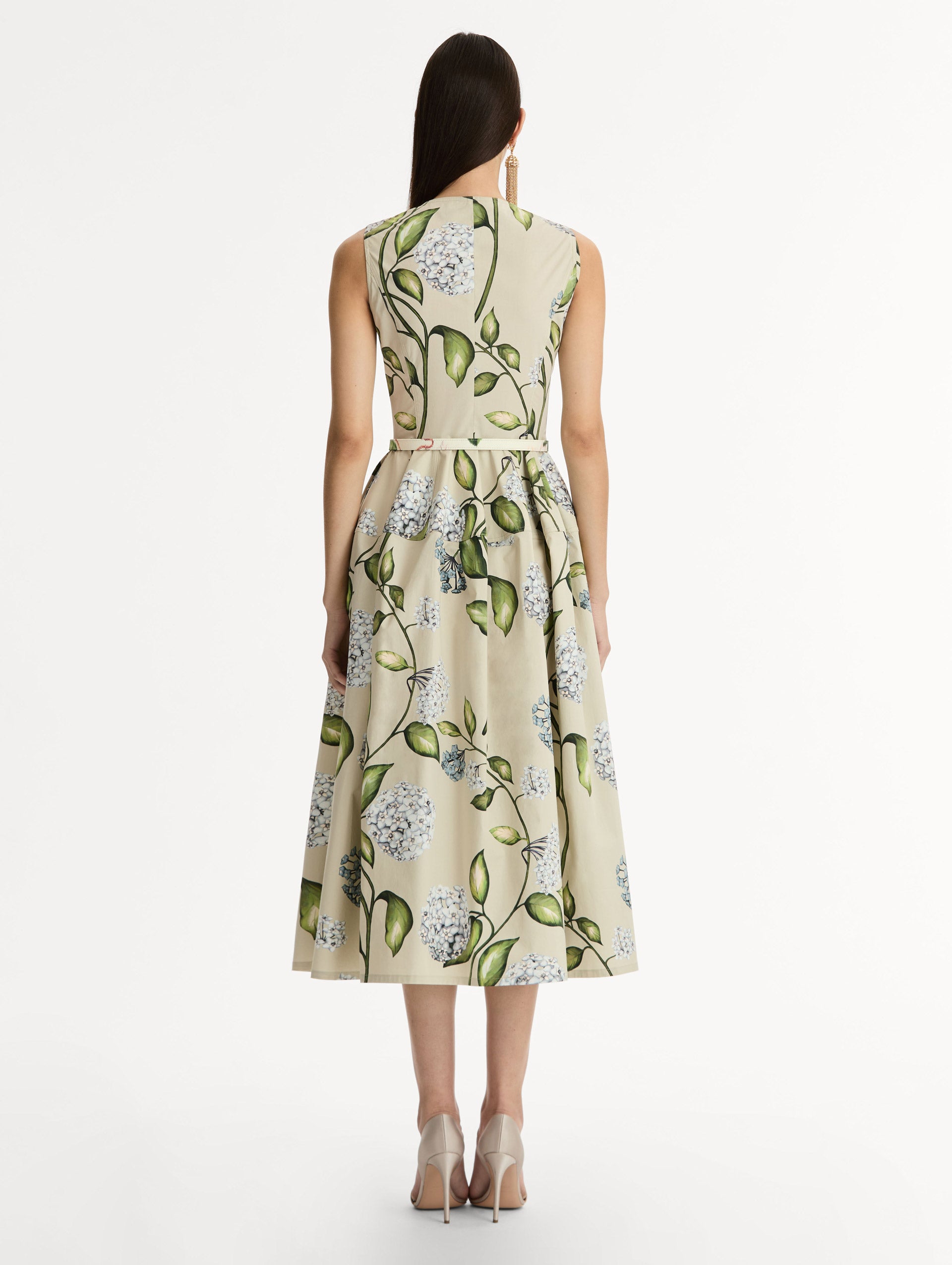 cotton on flower dress Cotton:On long sleeve mid dress in ditsy floral