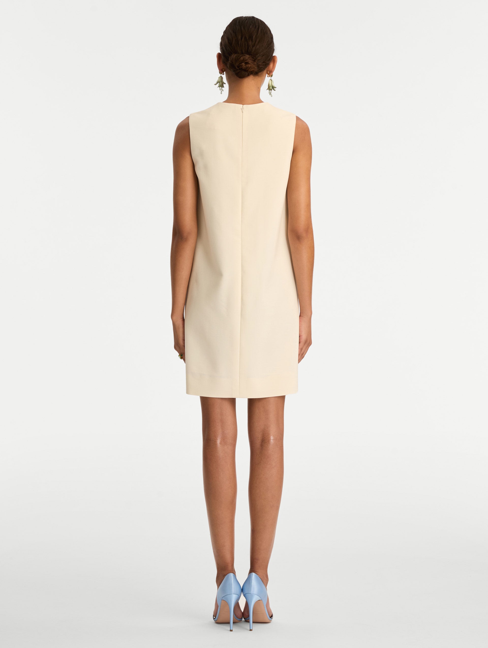 Oscar de La Renta Allium Wool Shift Dress - Multi Oscar de La Renta Allium Wool Shift Dress - Multi