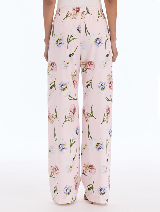 Painted Iris Cotton Poplin Pant