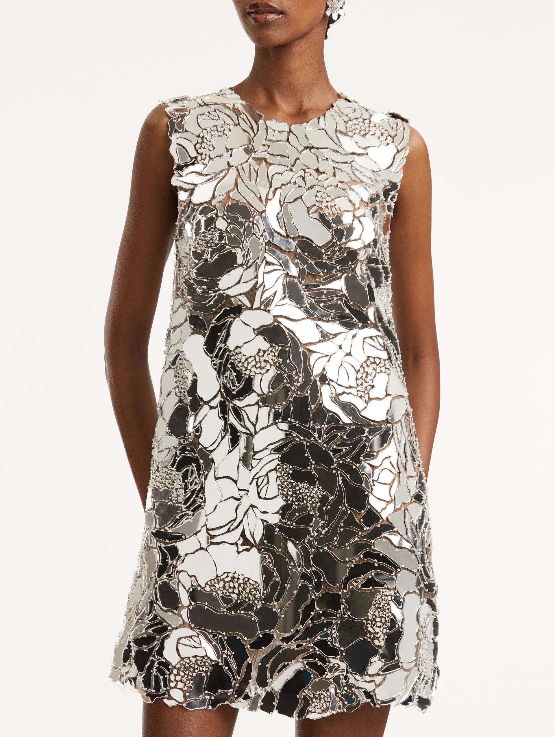 Mirrored Mosaic Shift Dress