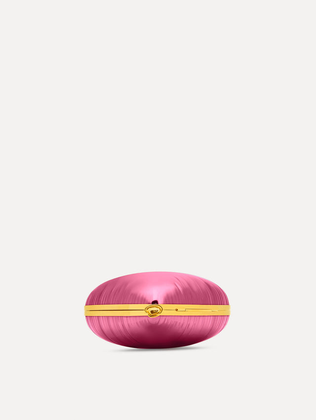 Heart Balloon Bag clutch in Pink Side View