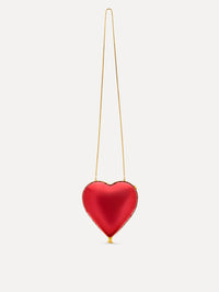 Heart Balloon Bag clutch in Red Front View