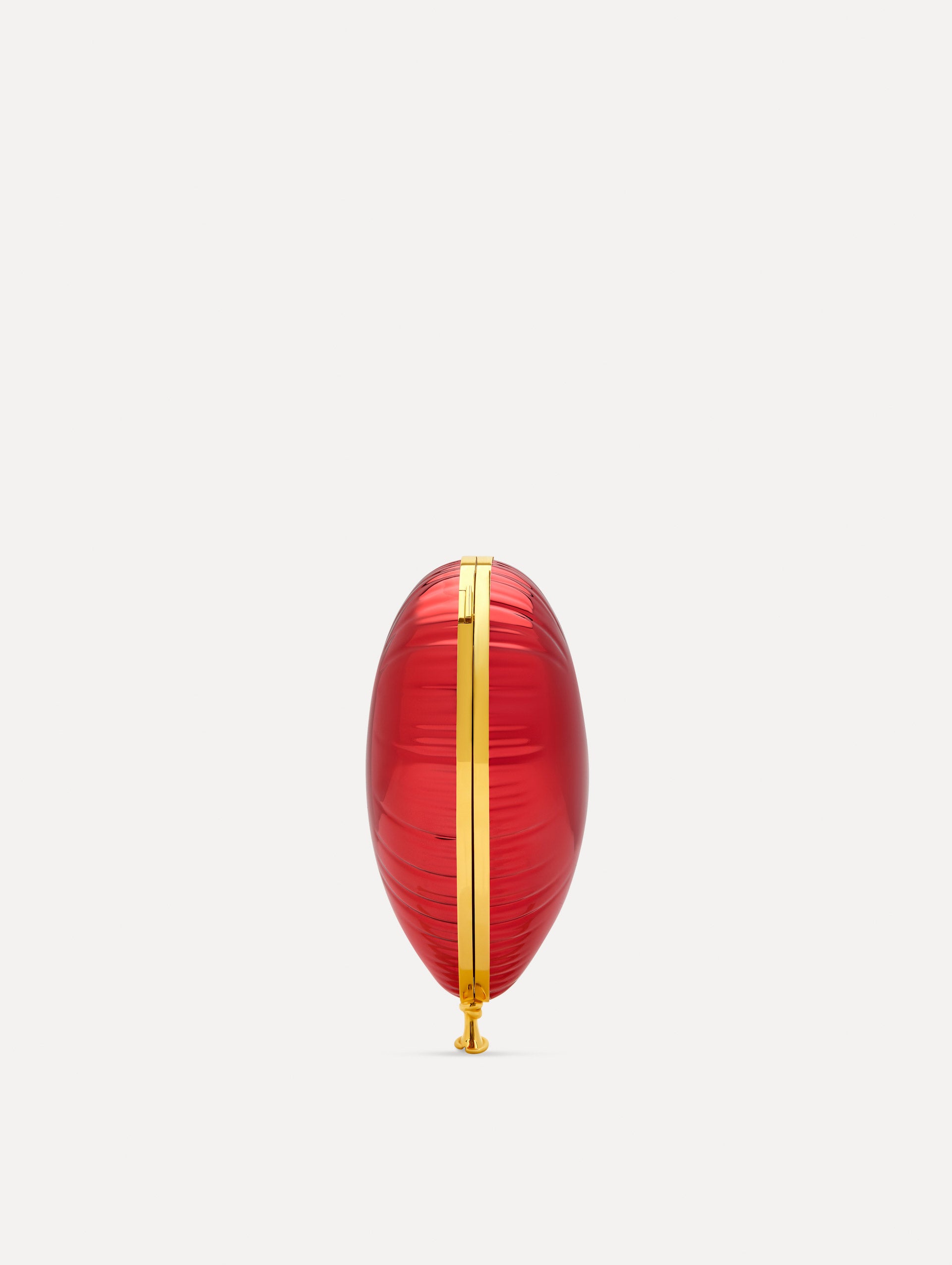 Heart Balloon Bag clutch in Red Side View