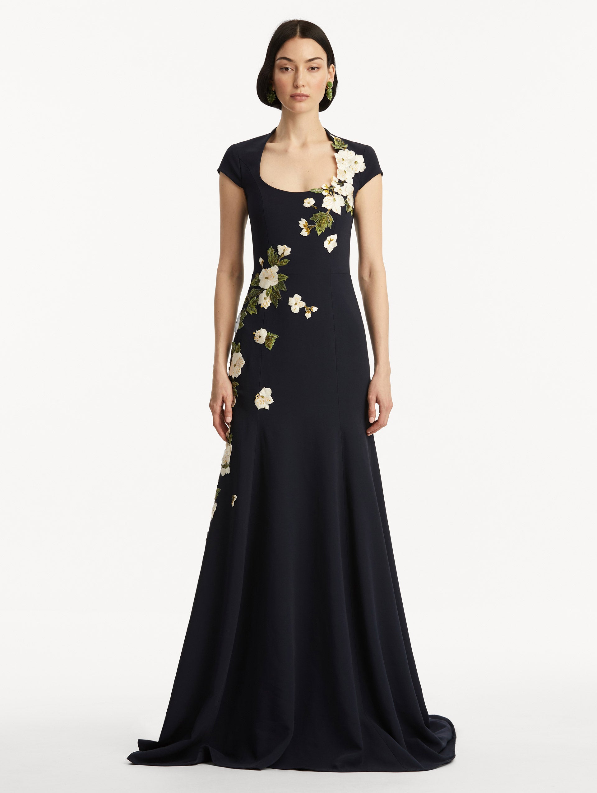 cherry blossom dress Sakura Blooms Midi Dress Teuta Matoshi Make a statement at any event with this dress! Love Shack Fancy Women Rosmara