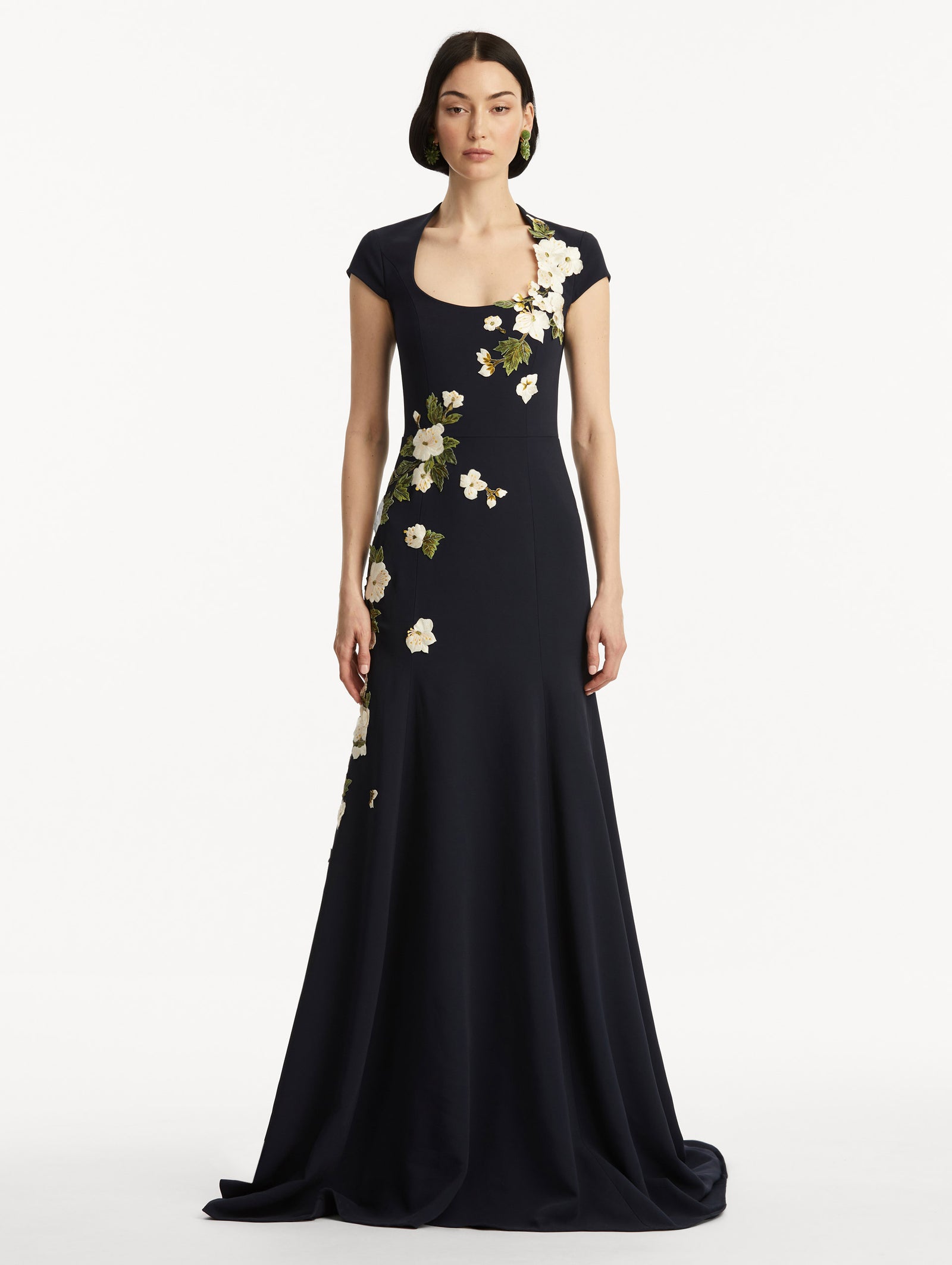 Sweet Bamboo Knotted Gown Cherry Blossoms main image 1