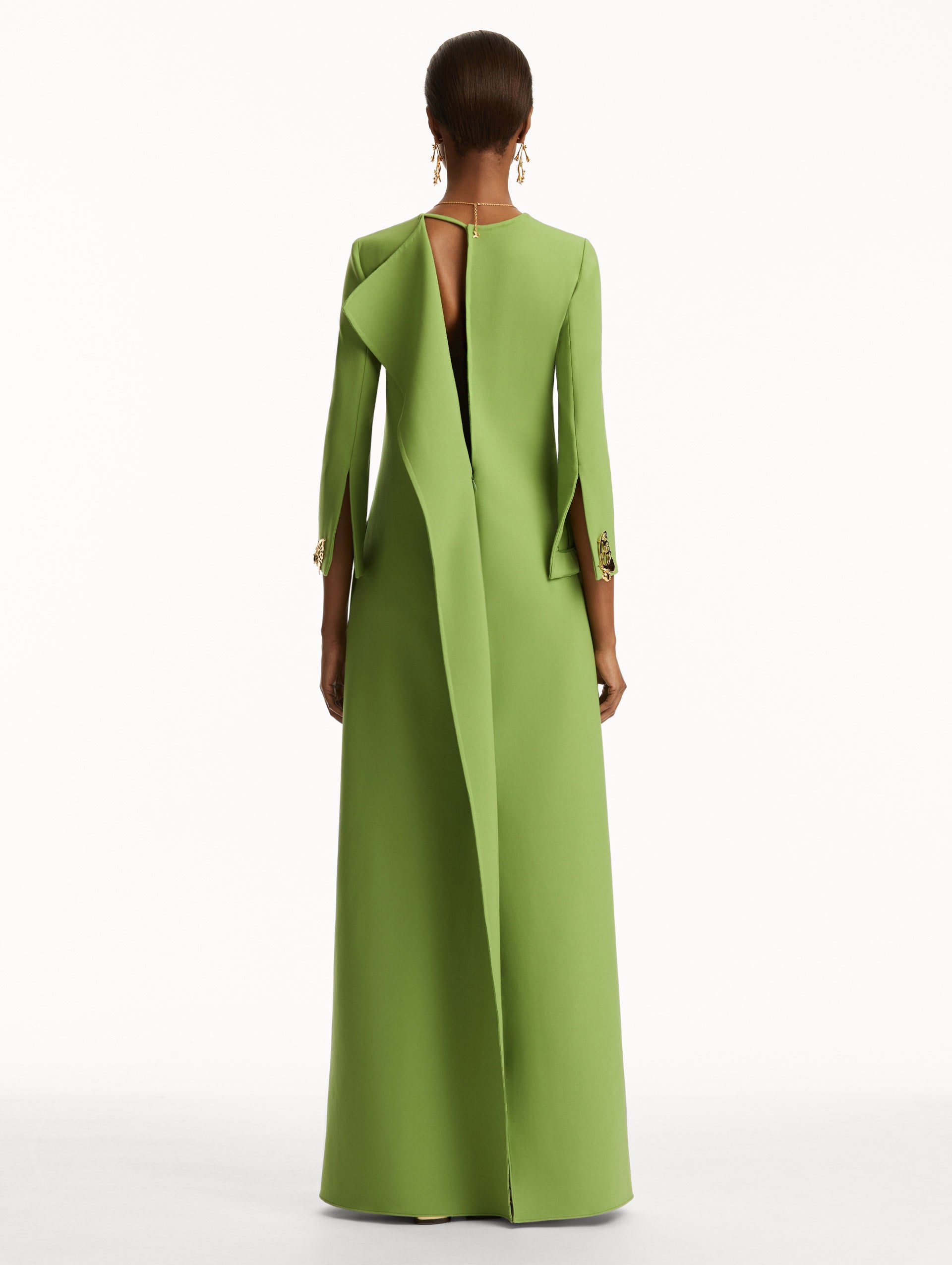 ワンピース elfelfelfarchives BALLET LONG SLEEVE Bentz One-Shoulder Flounce Gown | Tadashi Shoji