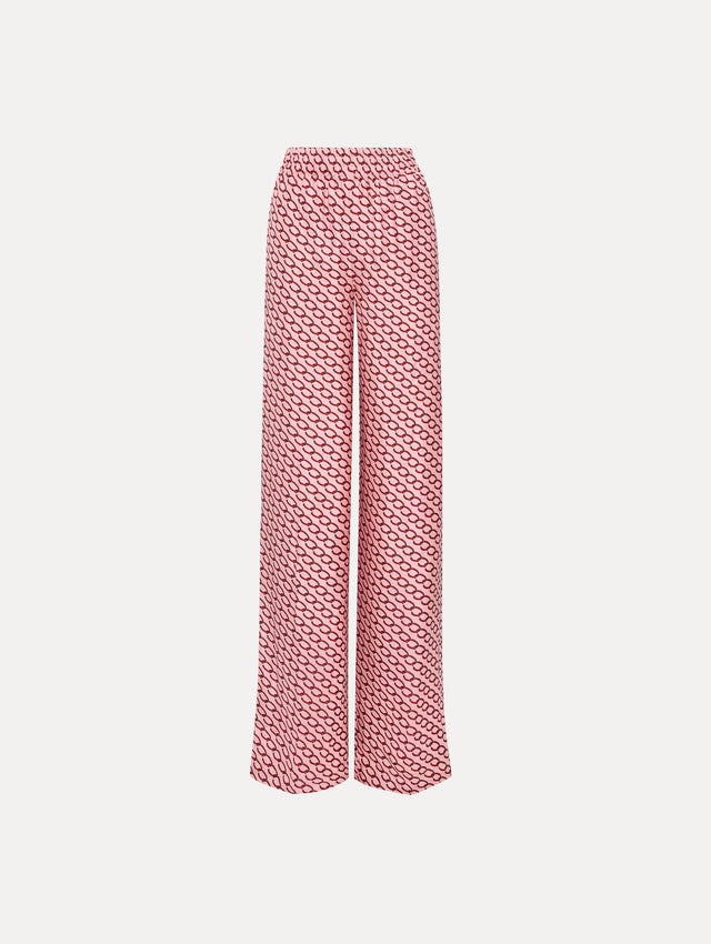 Small Oscar Chain-Link Pink Pant Front View