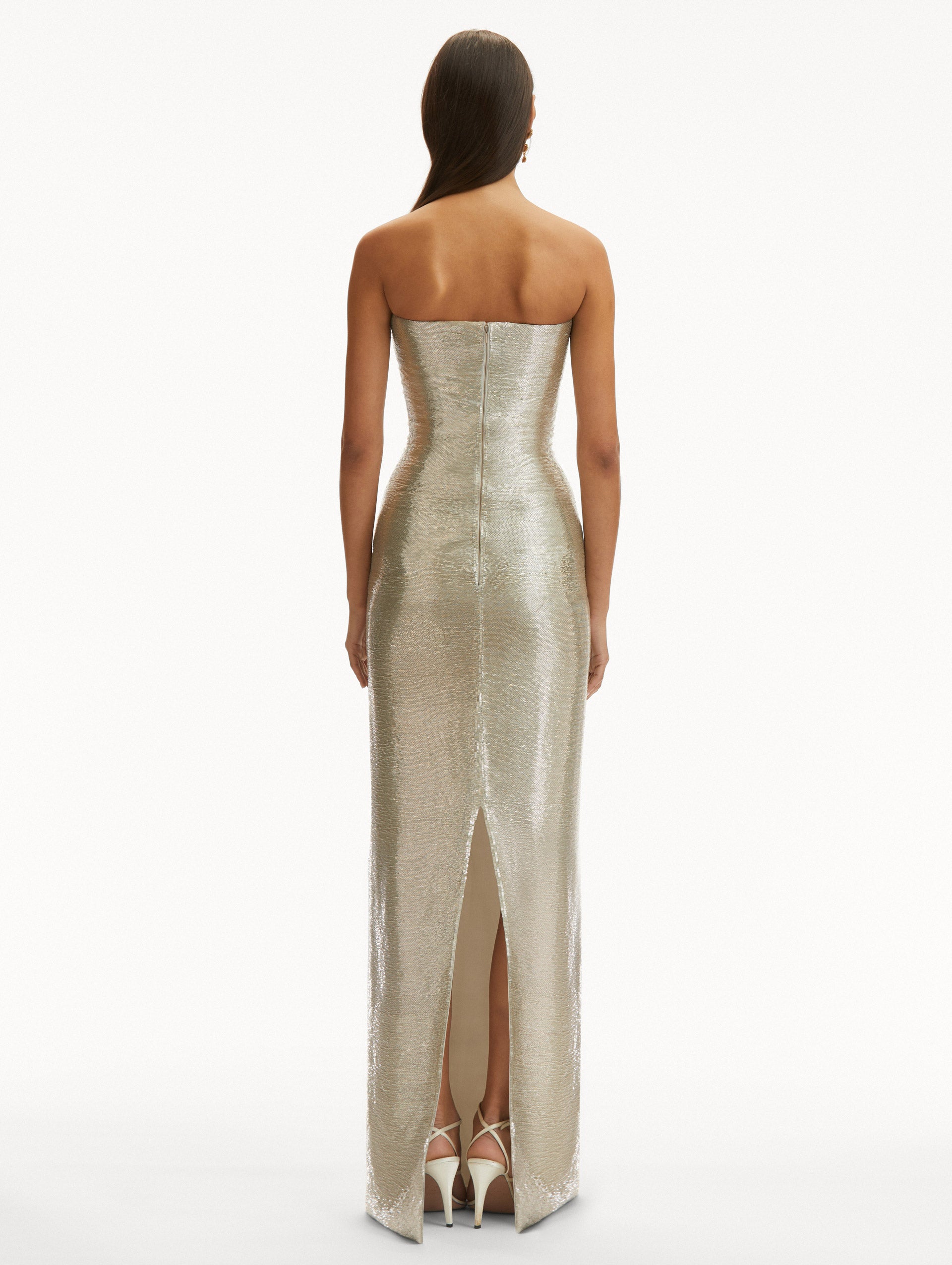 simple beach wedding dress ideas Kira Bead Embroidered Mesh Off Shoulder Long Sleeve Mini Dress