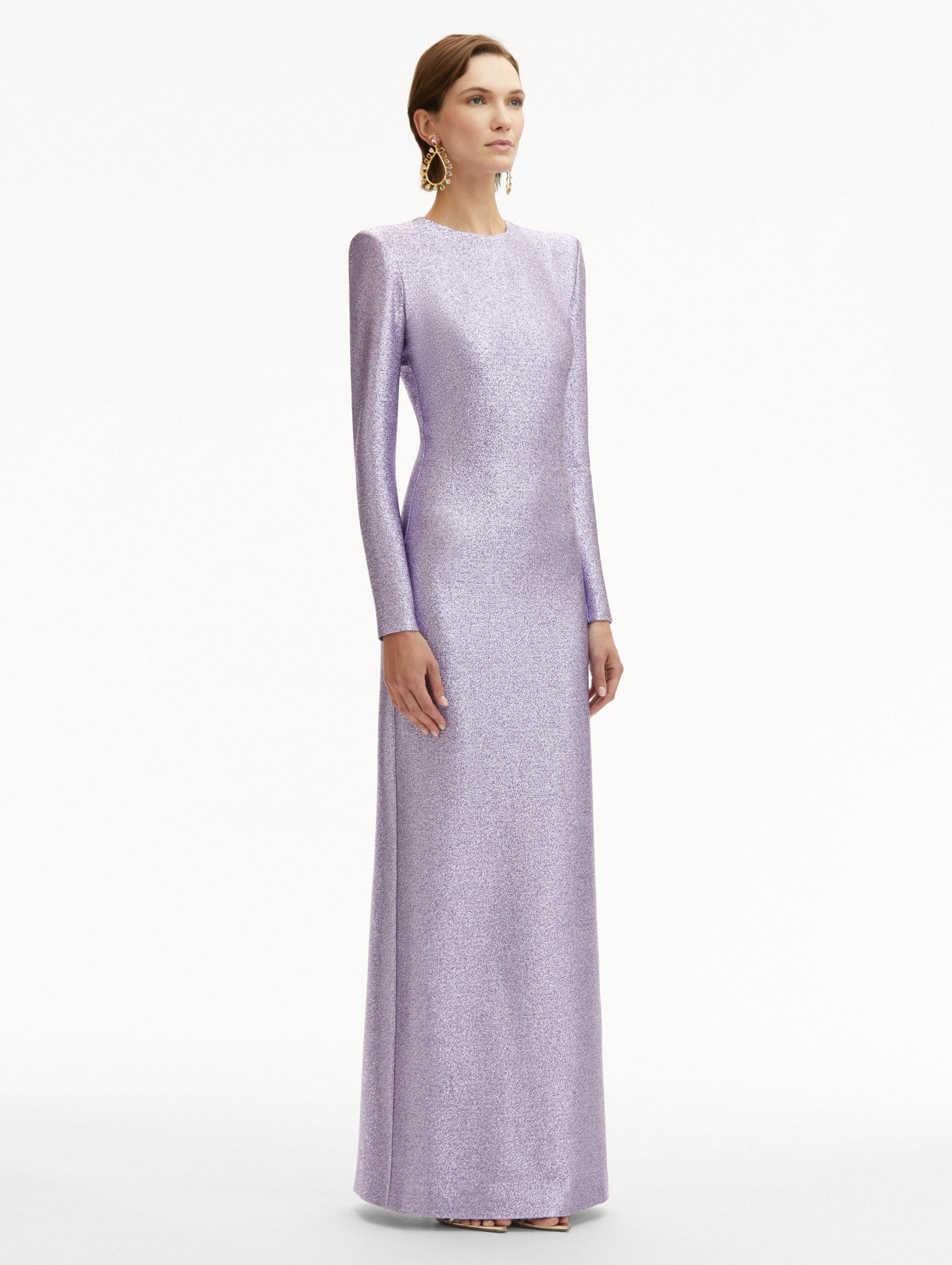 Lamé Column Gown - Main Image