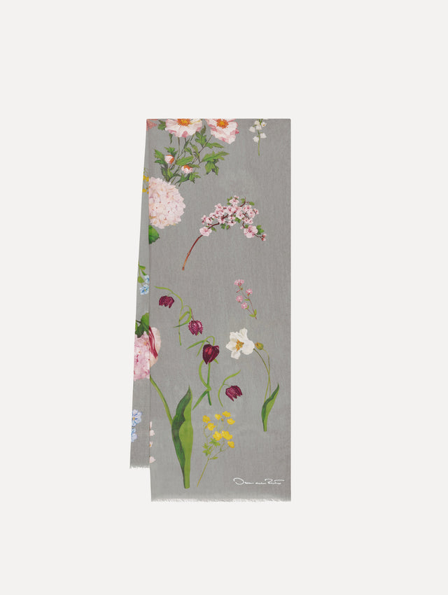 The Mixed Botanical Scarf in multi.