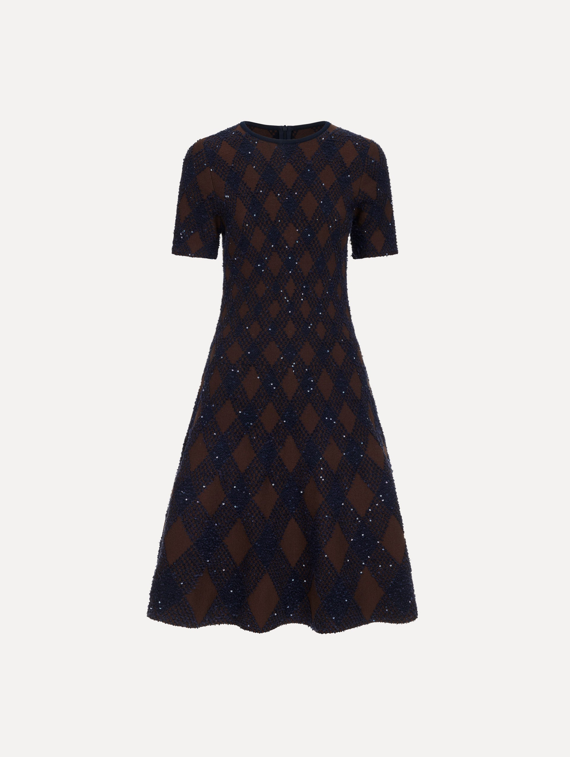 Argyle Knit Dress