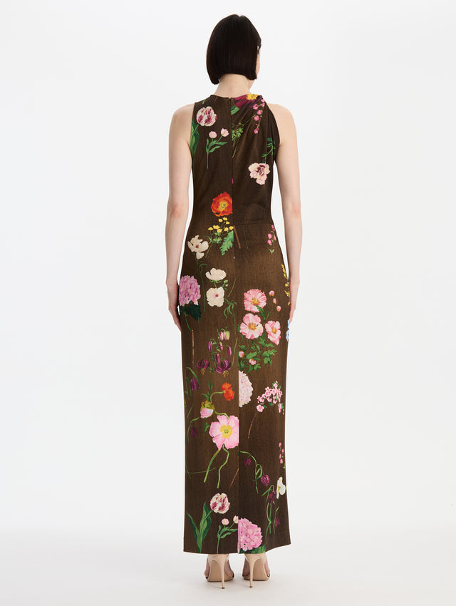 Mixed Botanical Milano Jersey Dress