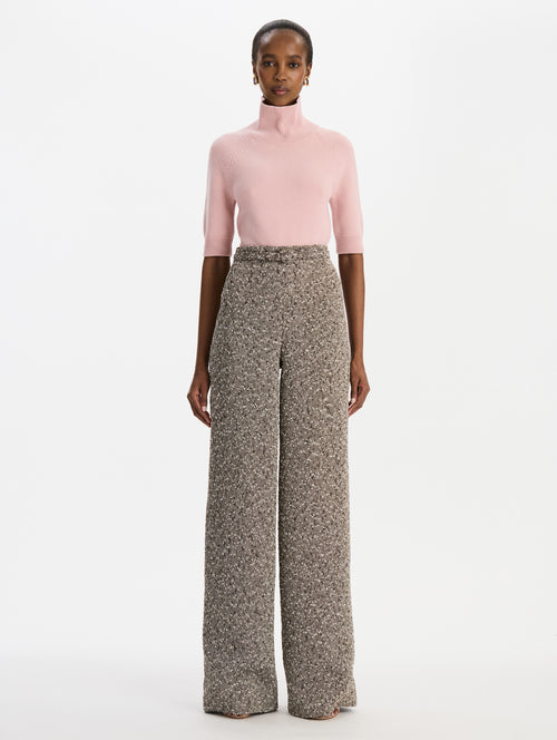 Slub Wool Tweed Pant