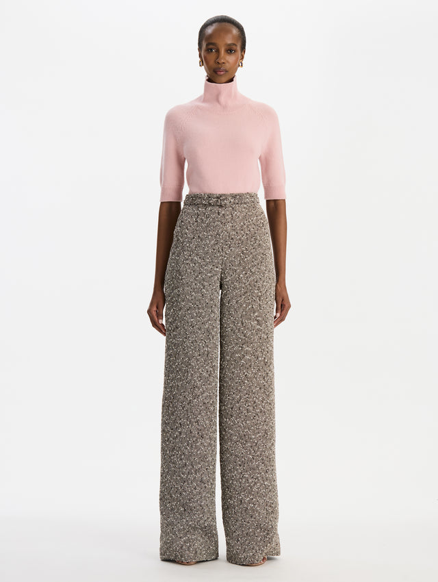 Slub Wool Tweed Pant