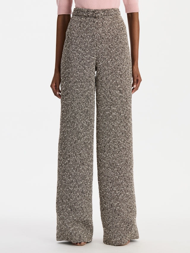 Slub Wool Tweed Pant