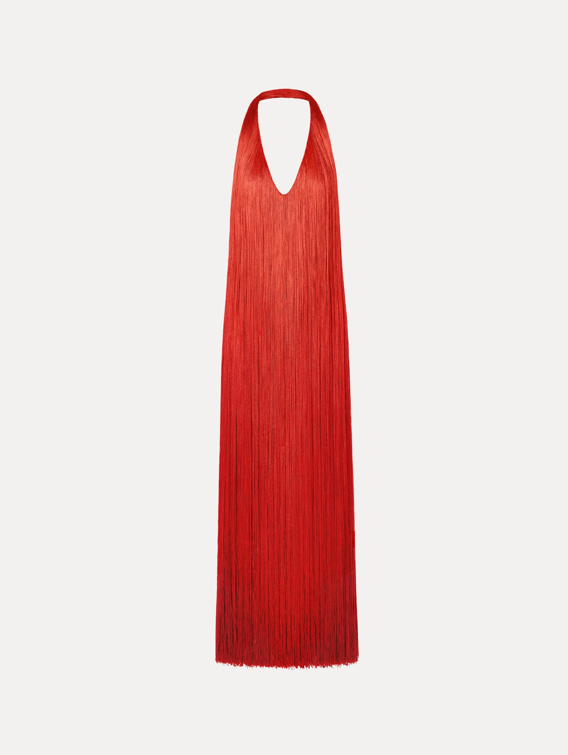 Ombré Fringe Gown