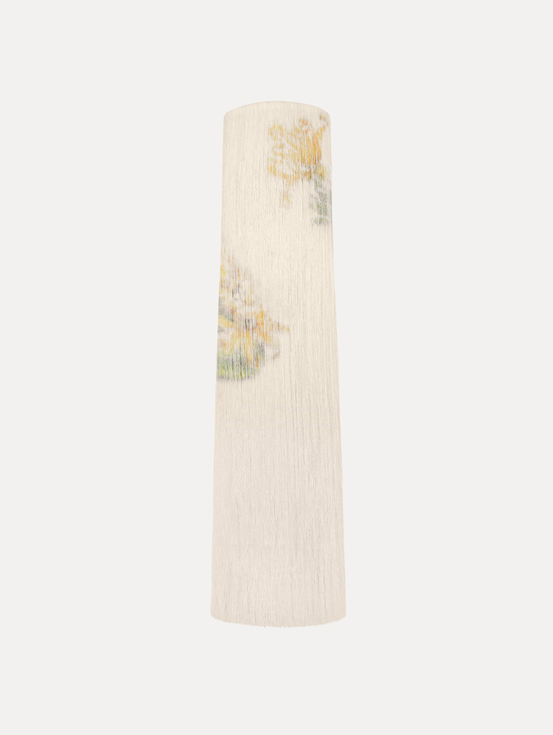 Chiné Dominican Mixed-Floral Beaded Fringe Dress