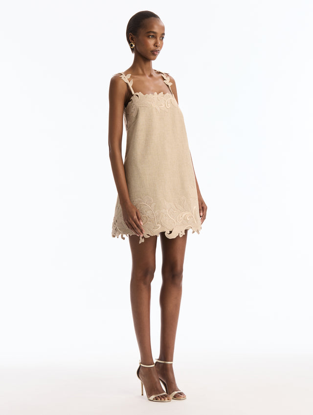 Corded Floral Shift Dress