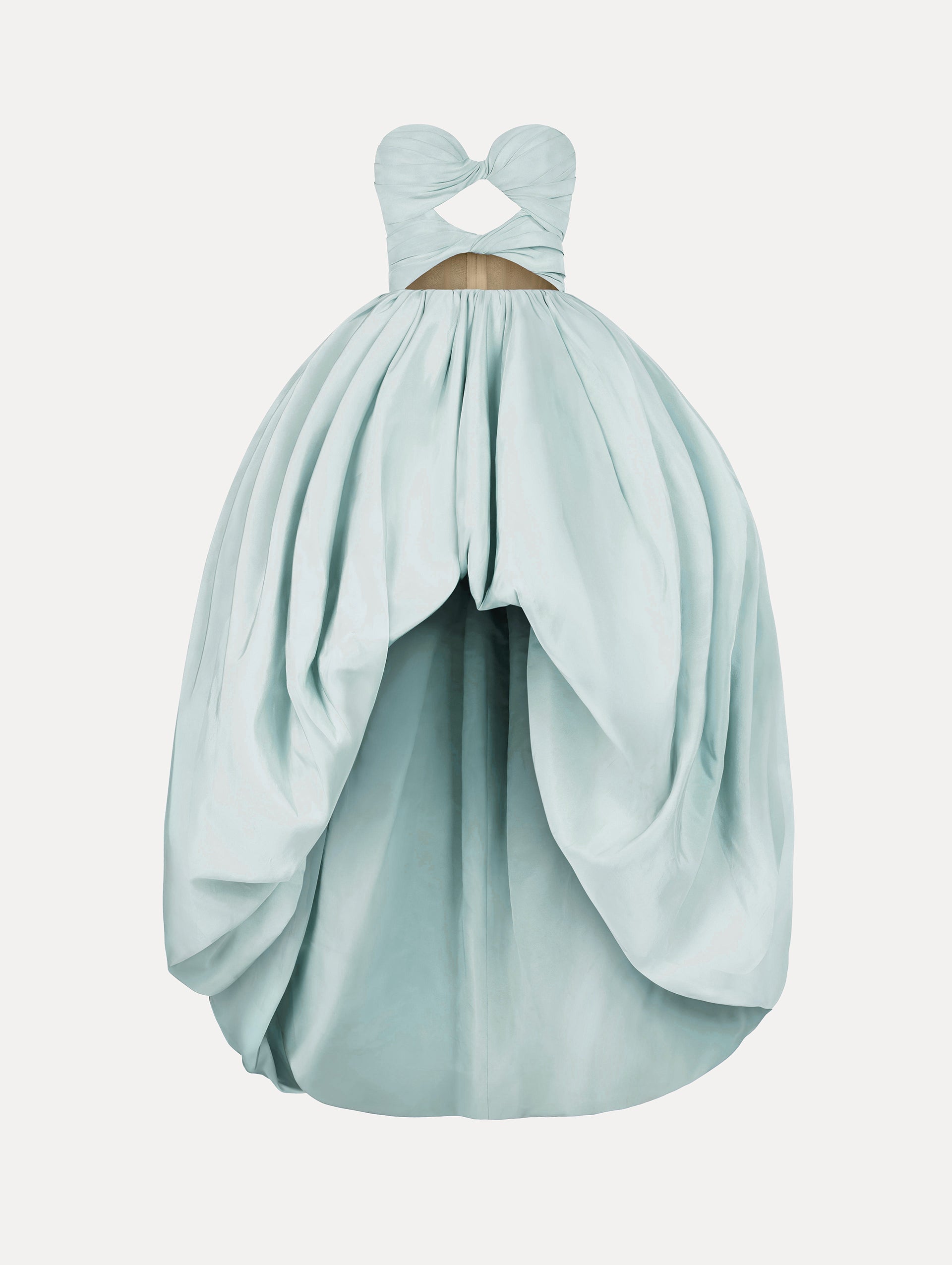 Silk Faille High-Low Gown
