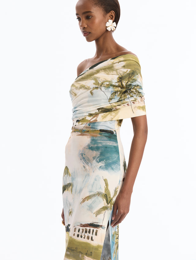 Dominican Republic Toile Jersey Dress