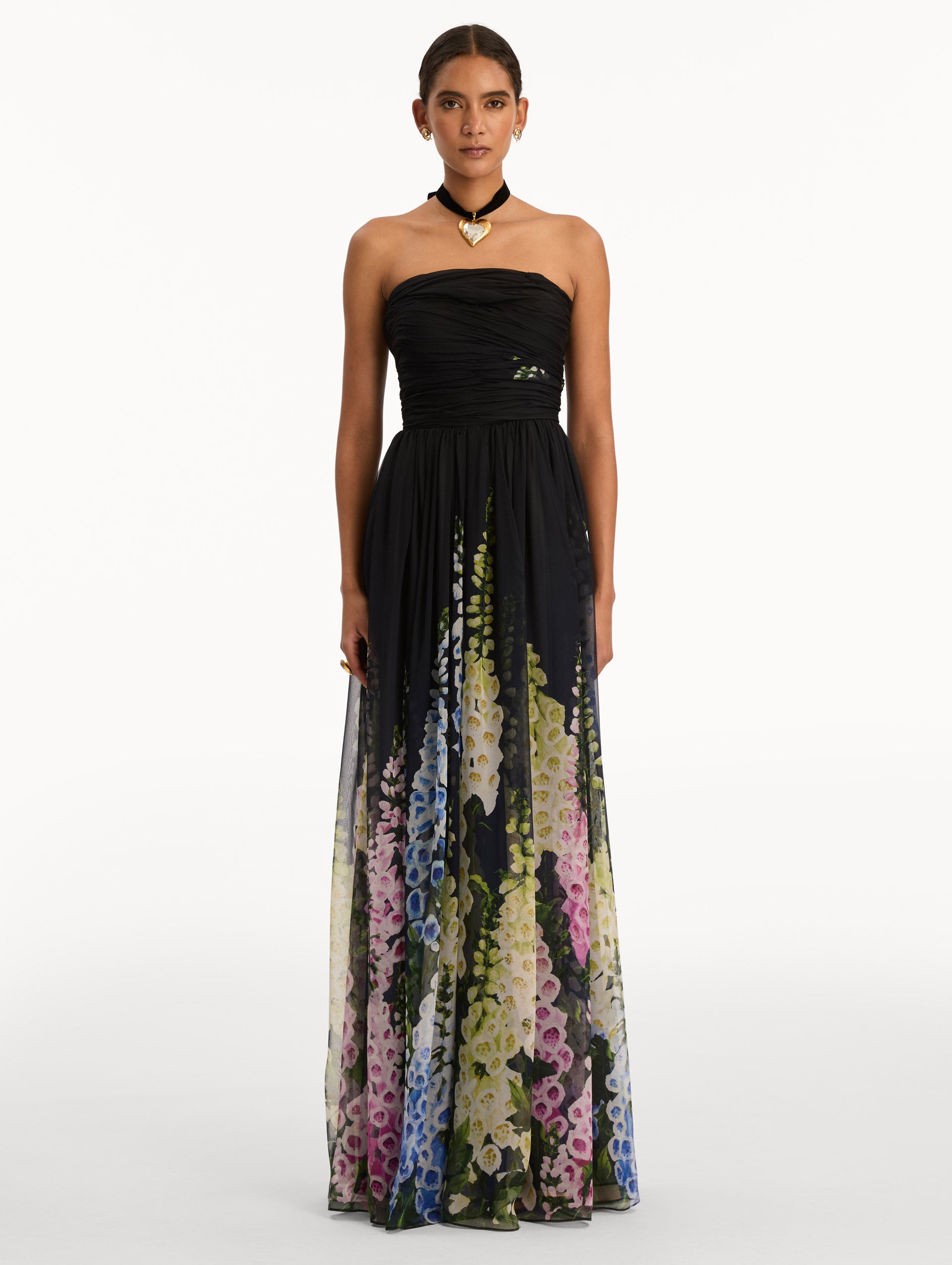 Degrad Foxglove Chiffon Gown Degrad Foxglove Chiffon Gown