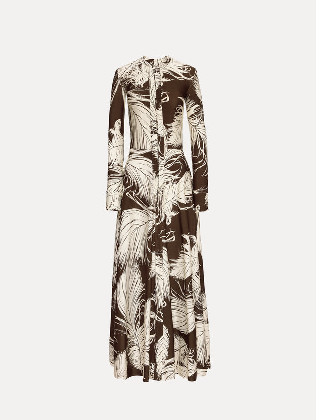 Feather Jersey Dress