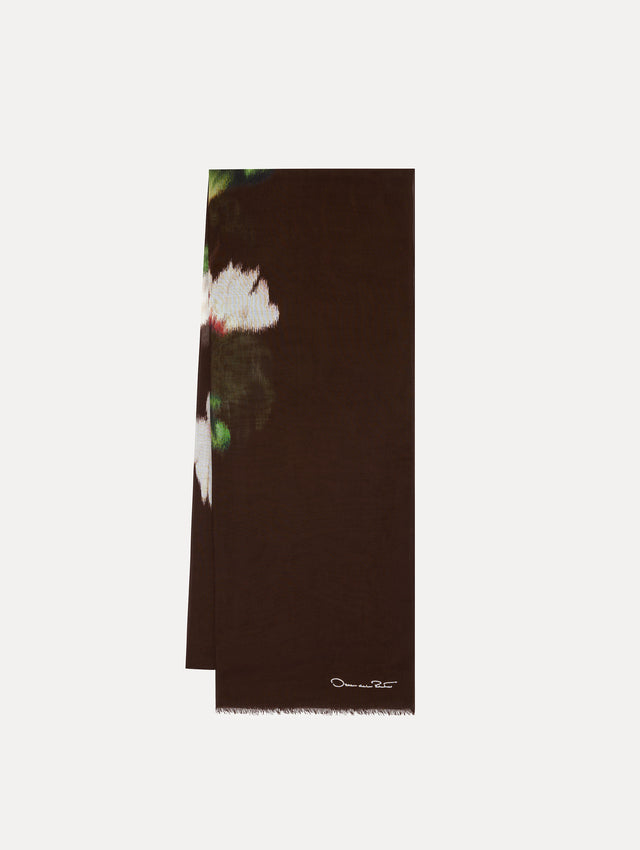 Chiné Cyclamen Modal Cashmere Scarf