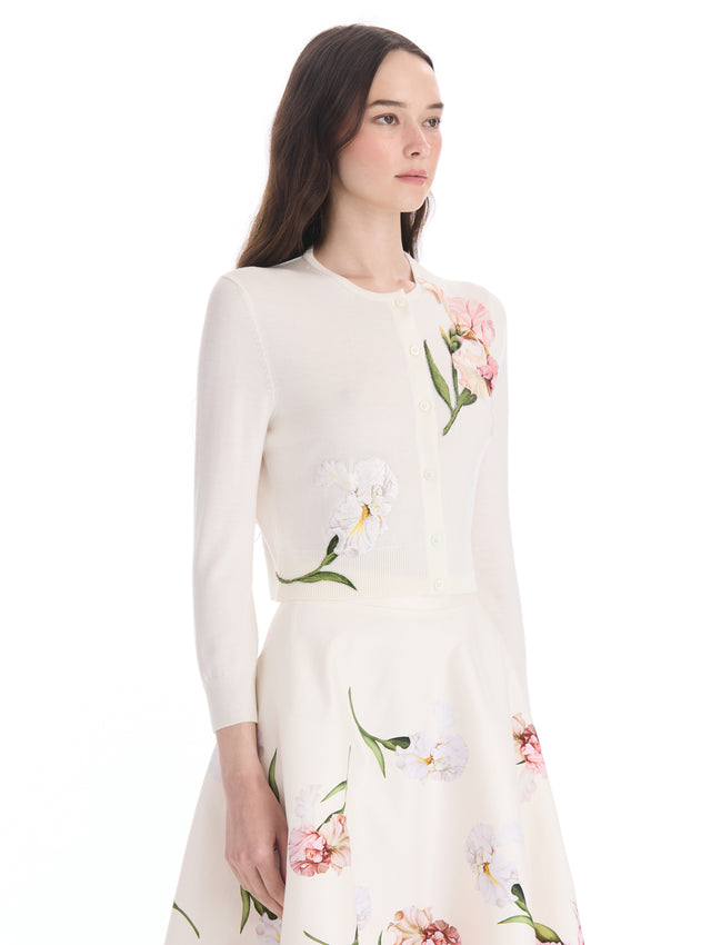 Iris Threadwork Cardigan