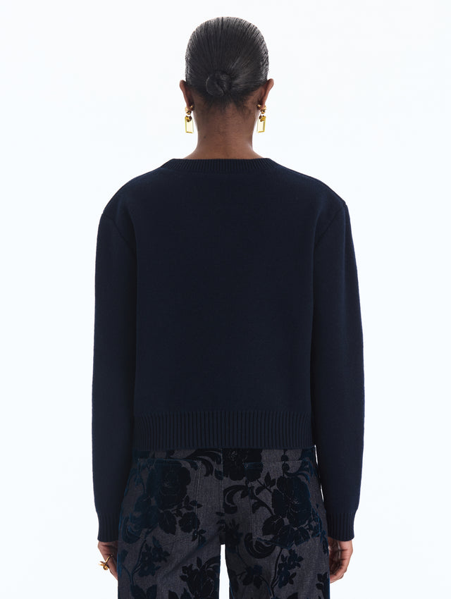 Painted Iris Pullover