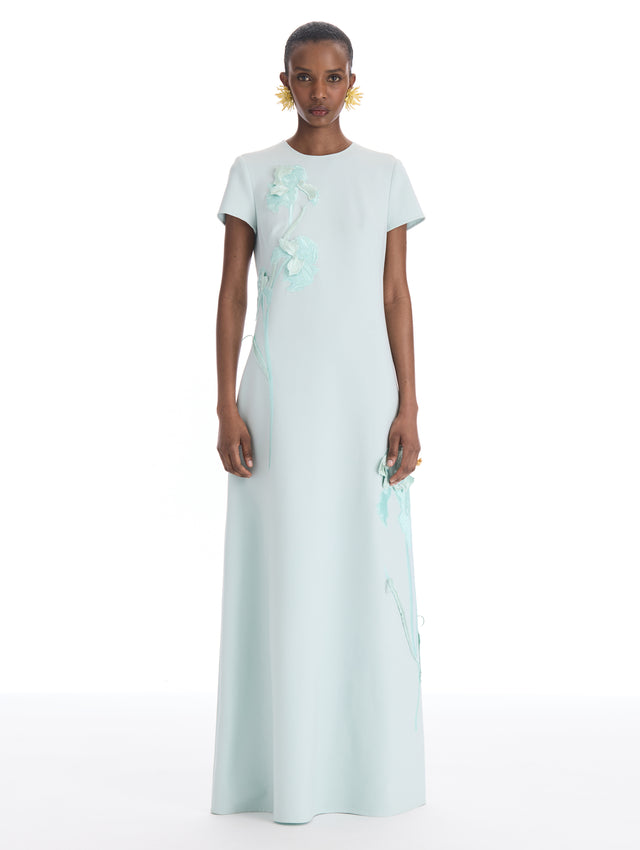 Iris Embroidered Caftan