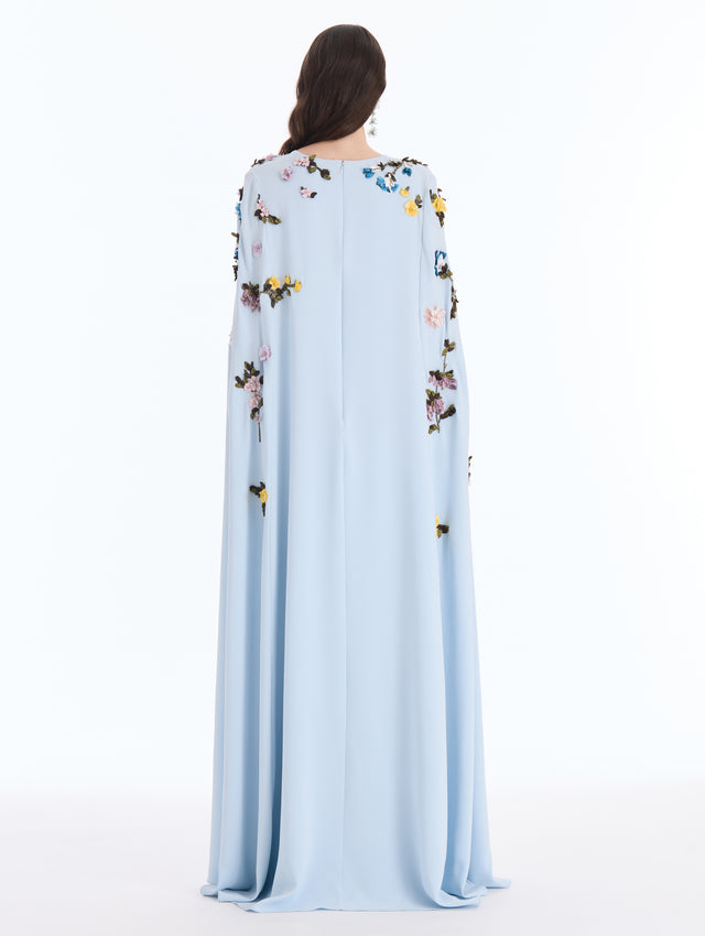 Mixed Botanical Appliqué Caftan