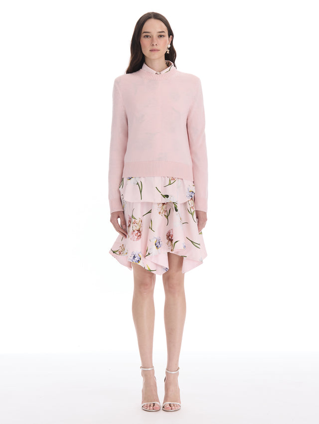 Open Back Self-Tie Pullover
