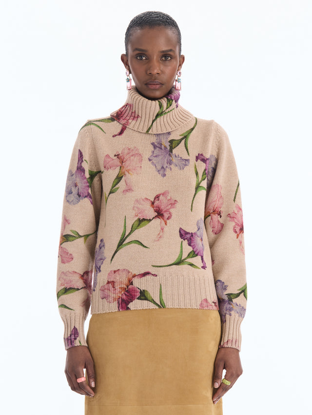 Iris Printed Pullover