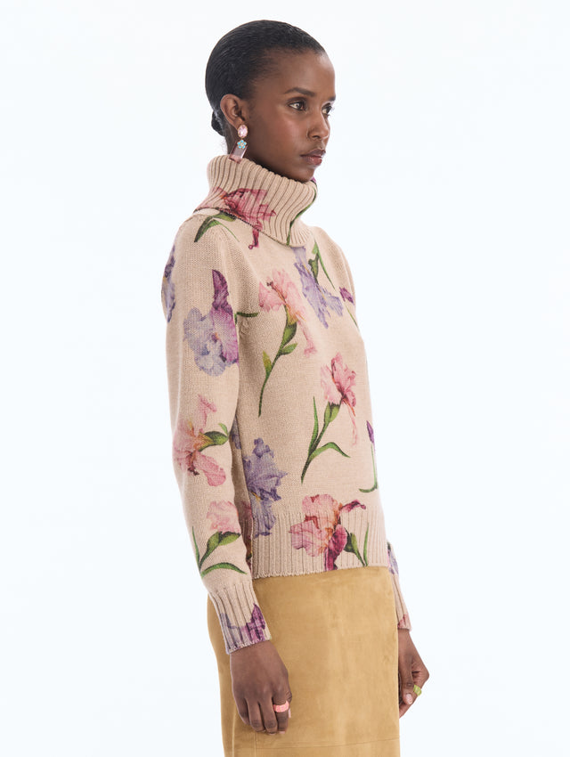 Iris Printed Pullover
