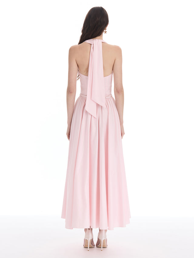 Iris Belt Cotton Poplin Dress