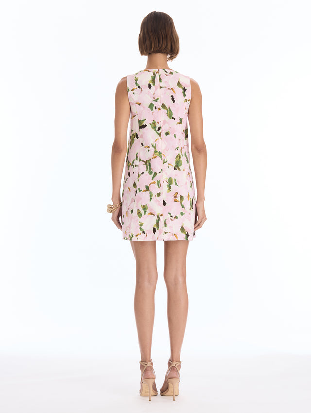 Watercolor Iris Shift Dress