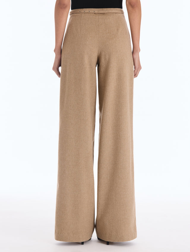 Iris Belt Cashmere-Blend Pant