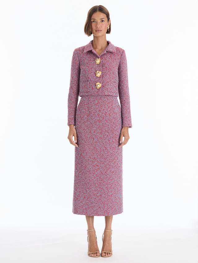 Slub Wool Tweed Jacket