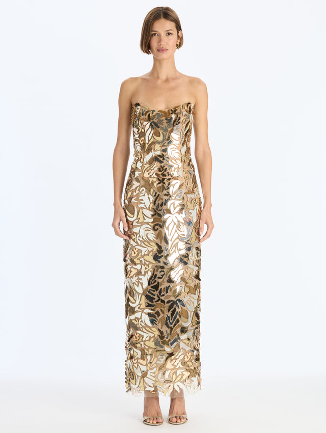 Embroidered Gown