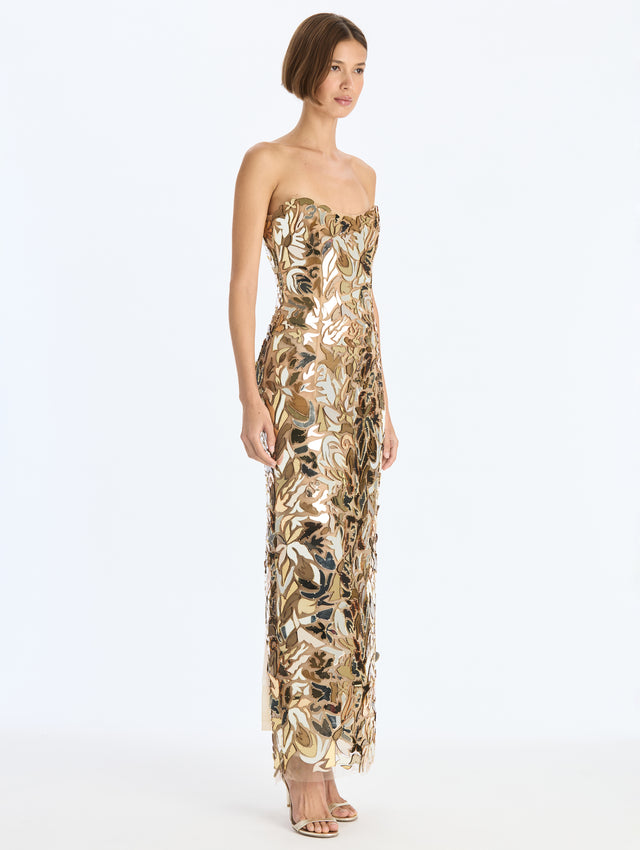 Embroidered Gown