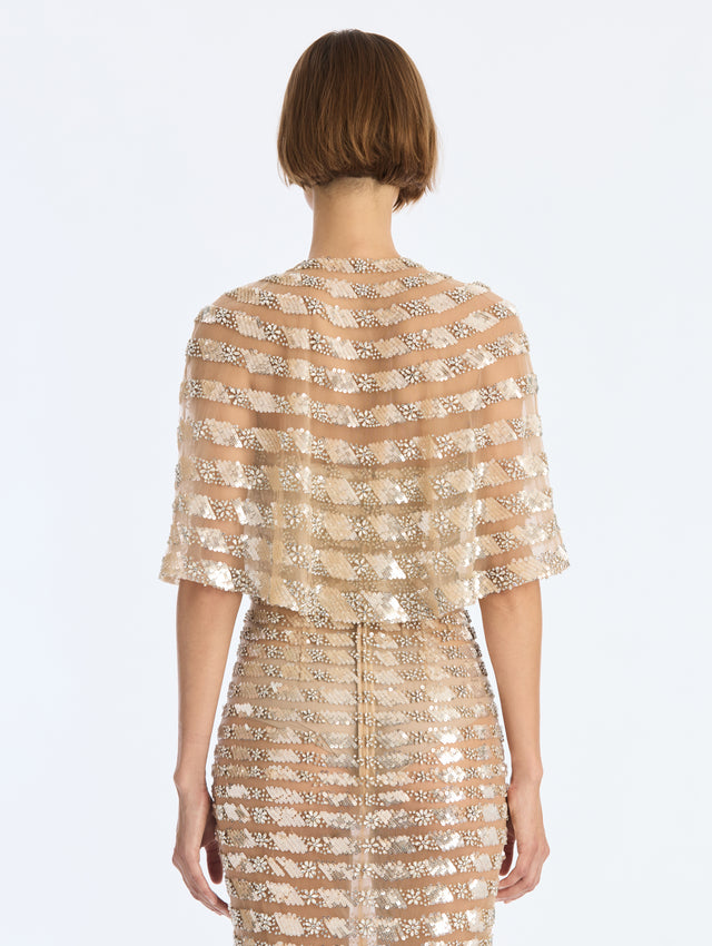 Embroidered Cape