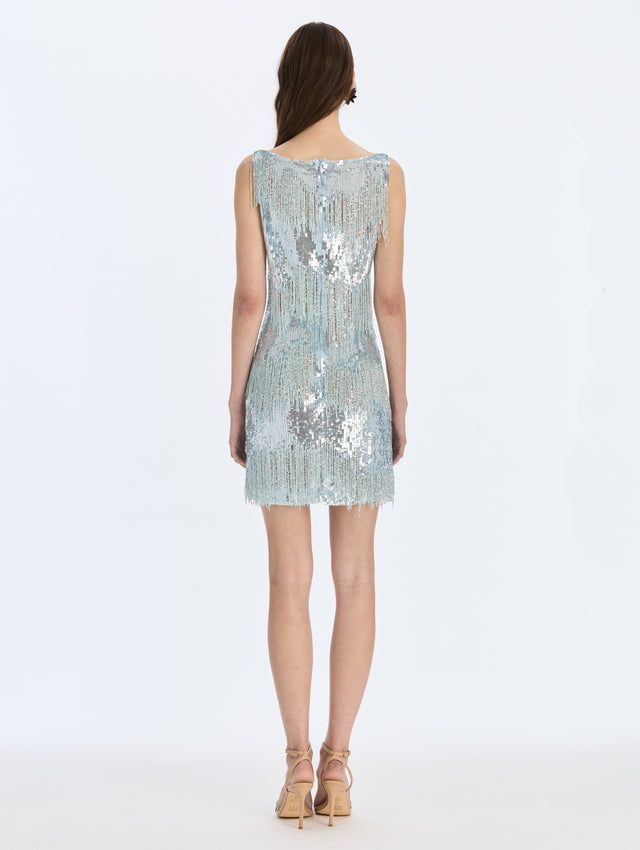Sequin Fringe Dress