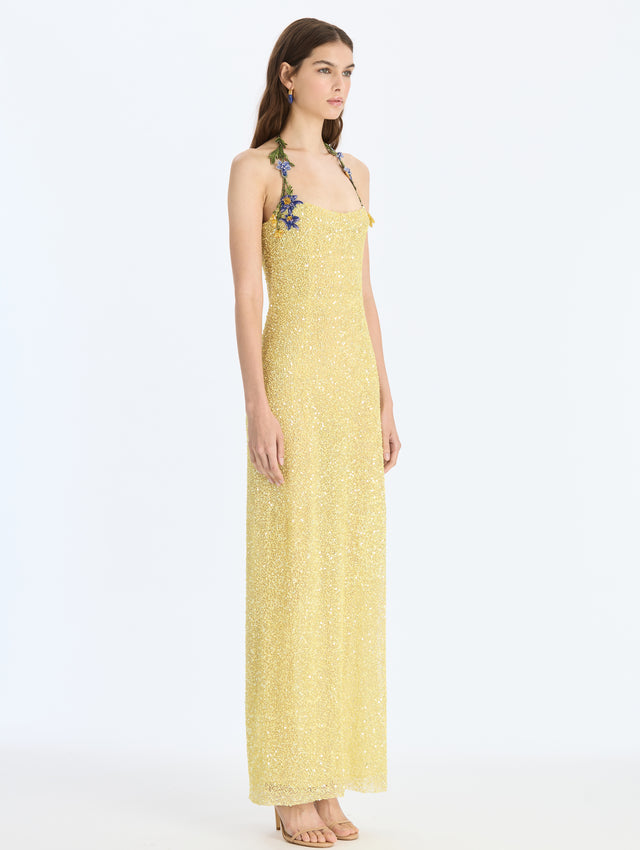 Embroidered Gown