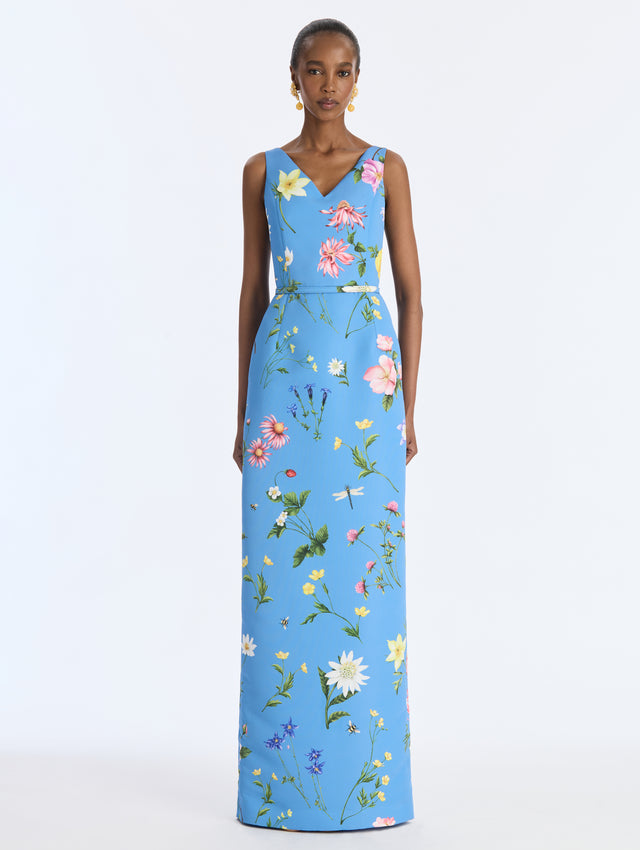 Alpine Meadow Faille Gown