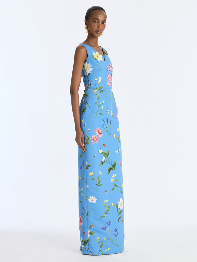 Alpine Meadow Faille Gown